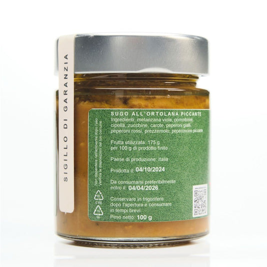 Condimento Sugo Ortolana piccante
