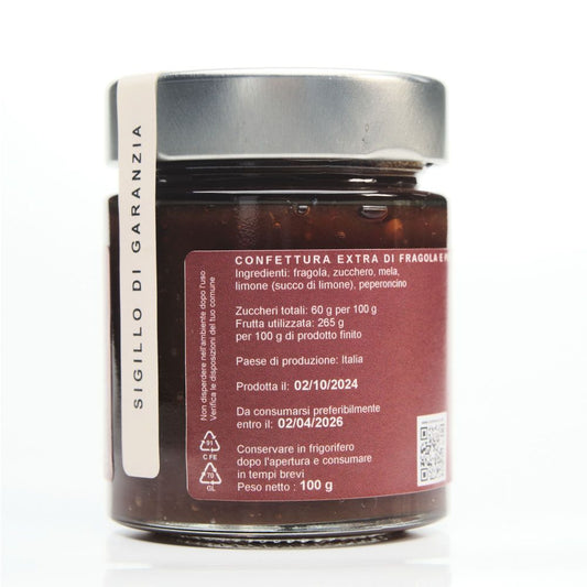 Confettura Marmellata Fragola e Peperoncino