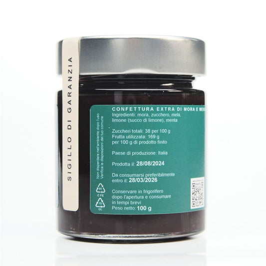 Confettura Marmellata Di Mora E Menta