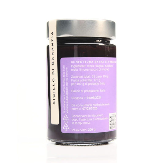 Confettura Marmellata Di Fragola e Mora