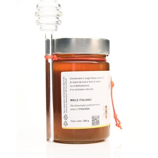 Miele Millefiori con dosa miele