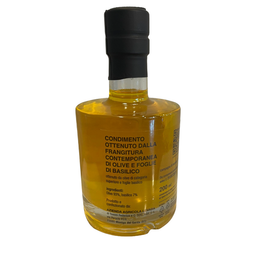Condimento di Olio extravergine di oliva e Basilico