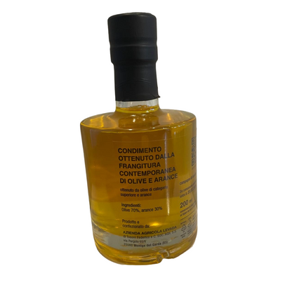 Condimento di Olio extravergine di oliva e agrumato Arancia